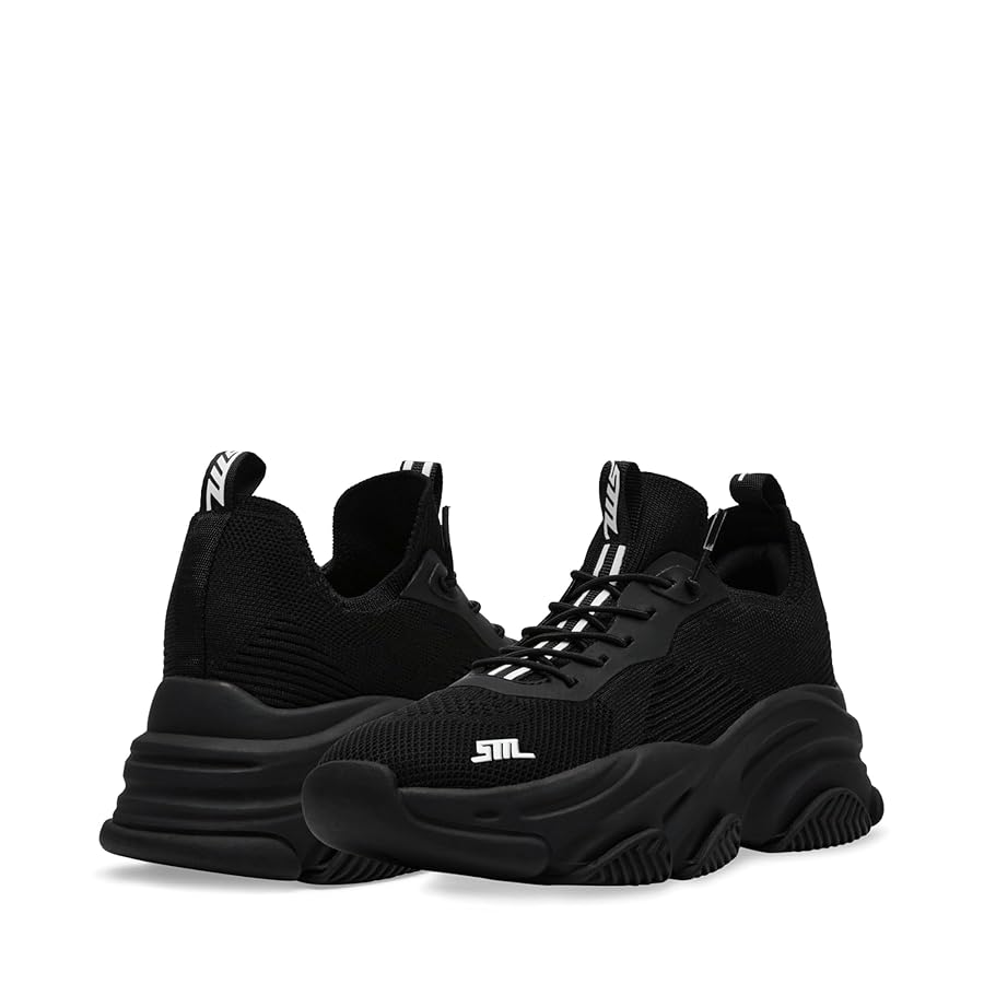 Amazon.com: Steve Madden Women's Vault Sneaker, Black/Black